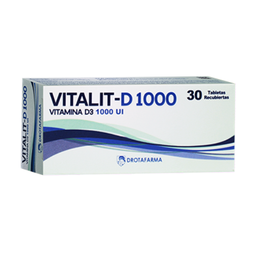 VITALIT-D VITAMINA D3 1000UI TAB X 30